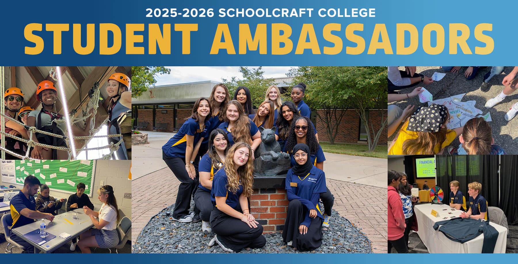 2025-2026 Schoolcraft College Student Ambassadors Image Collage
