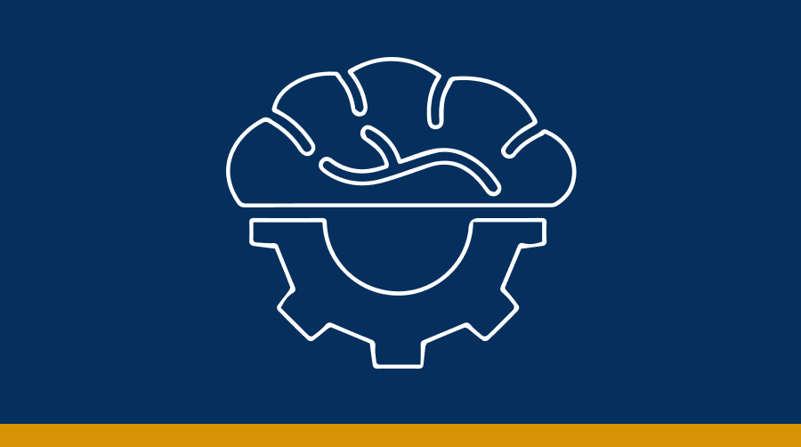 brain and gear icon