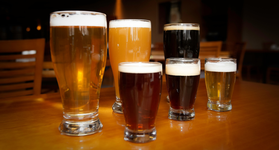 glasses of beer