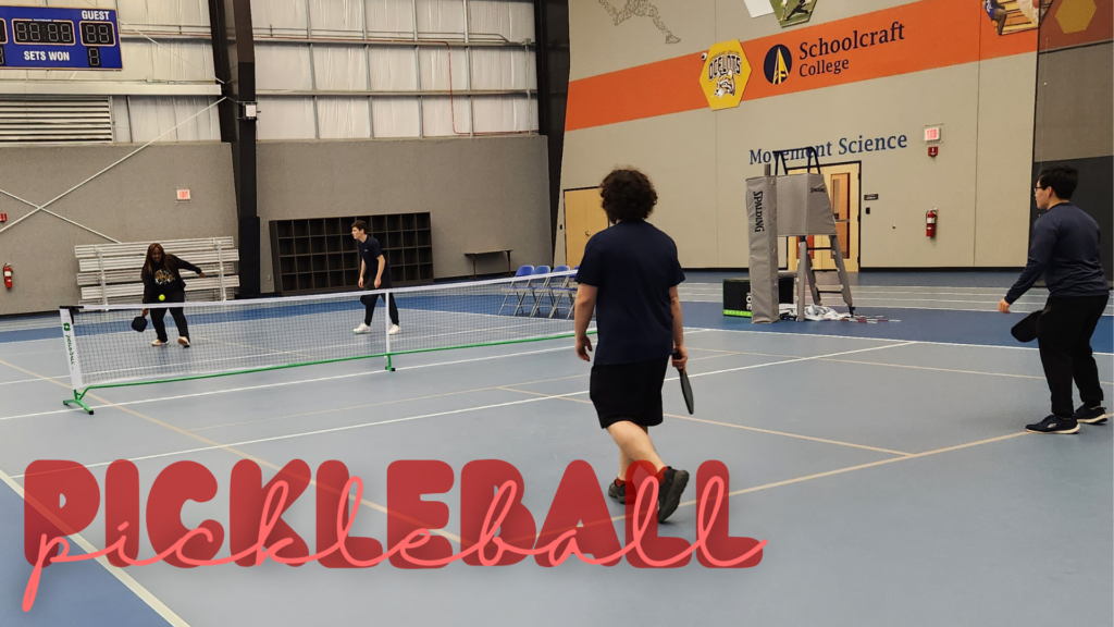 pickleball game court