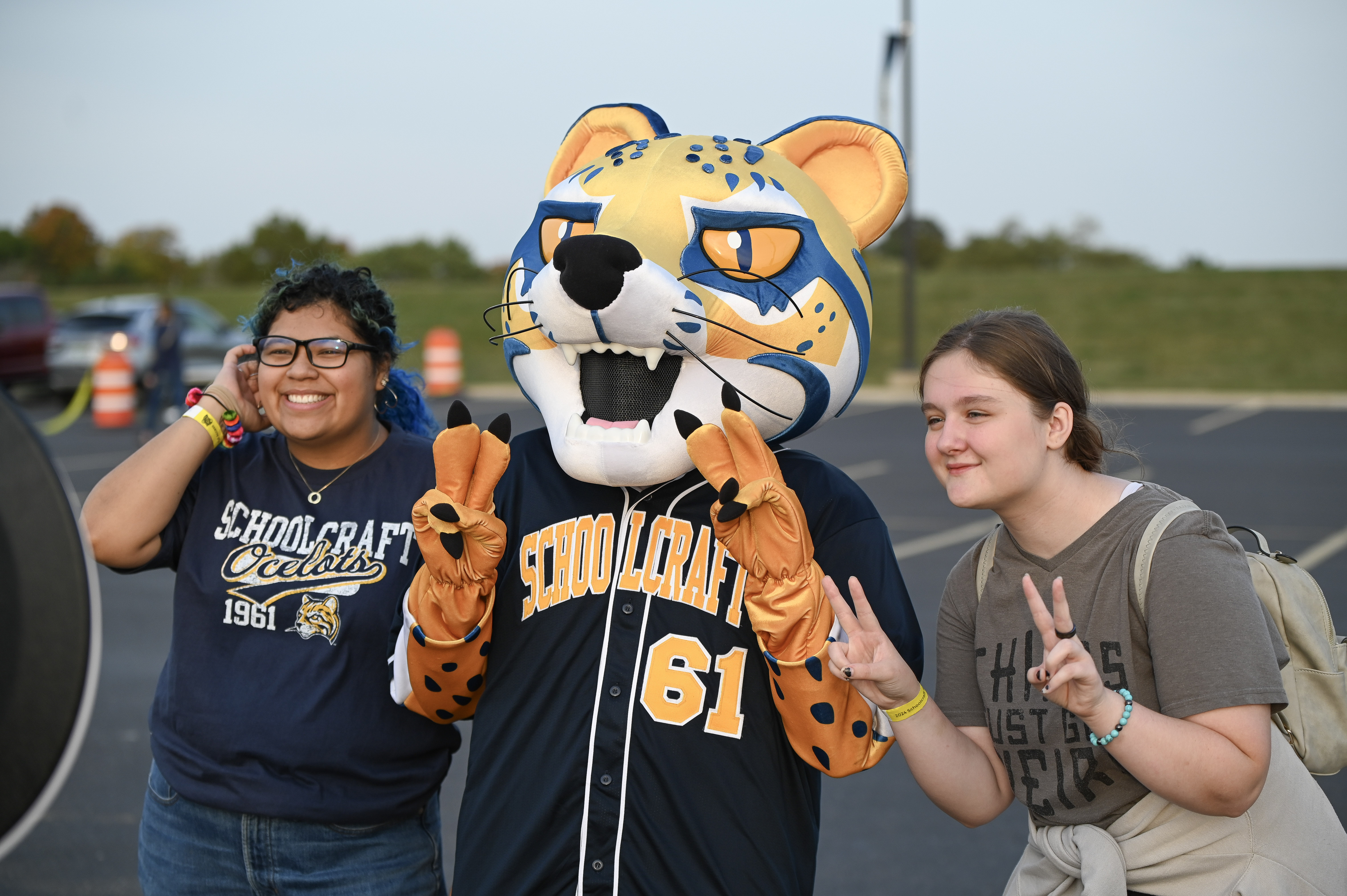 Schoolcraft College Ocelot Mascot