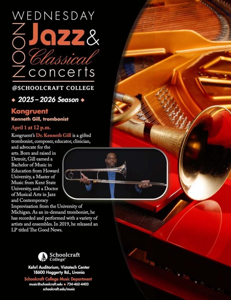 Music Noon Concert Classical Jazz Flyer