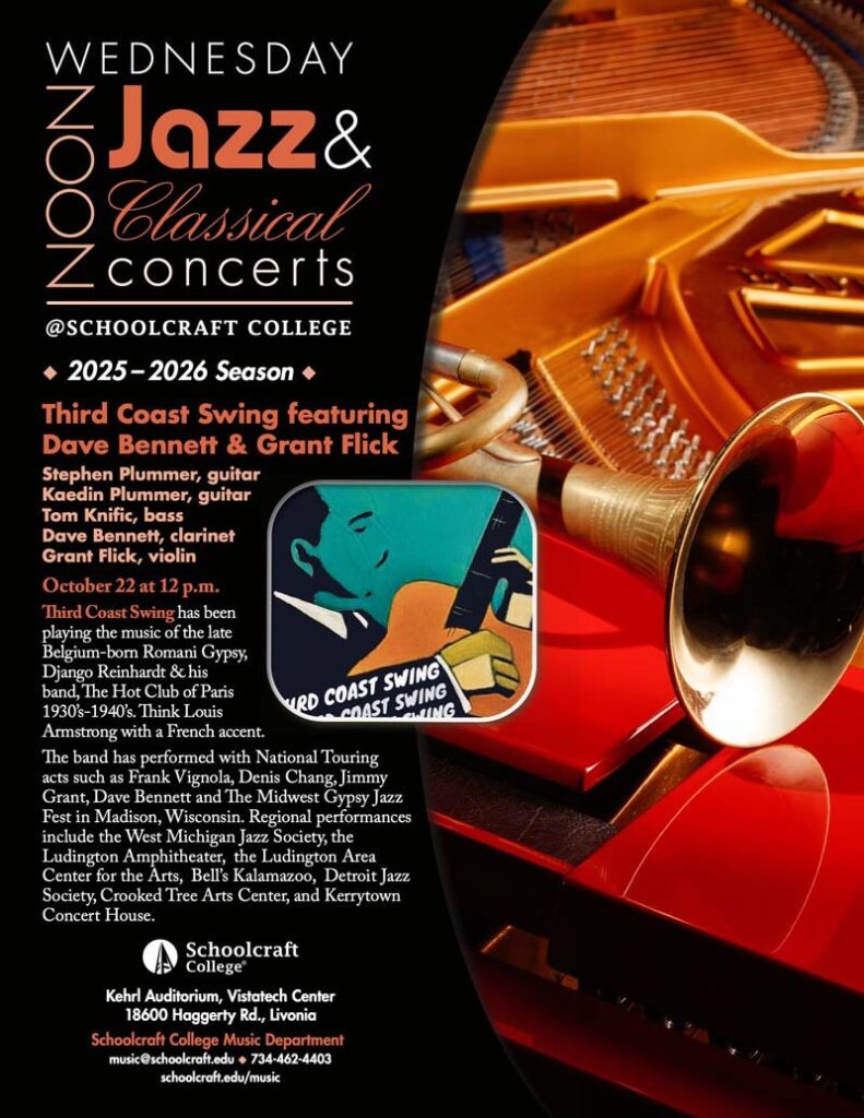 Music Noon Concert Classical Jazz Flyer