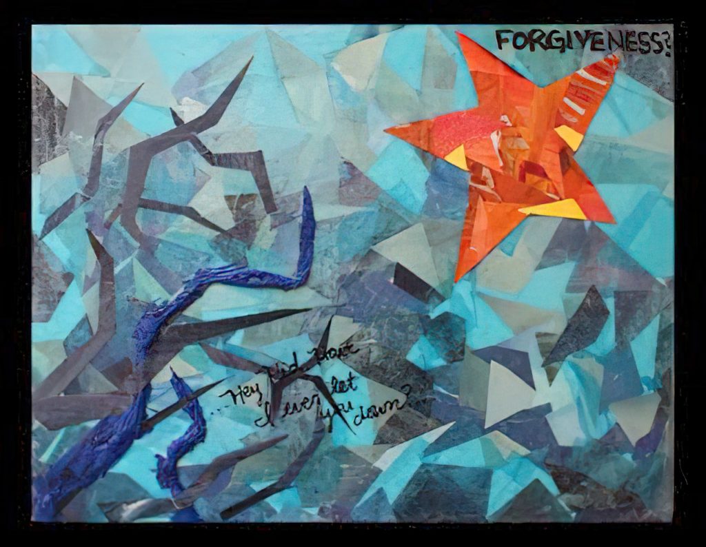 2010 Pageturners Art Award Winner Winner: Catherine Donovan Entry: Forgiveness? Inspiration: The Glass Castle: A Memoir by Jeannette Walls