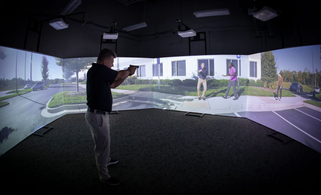 Firearm training simulator