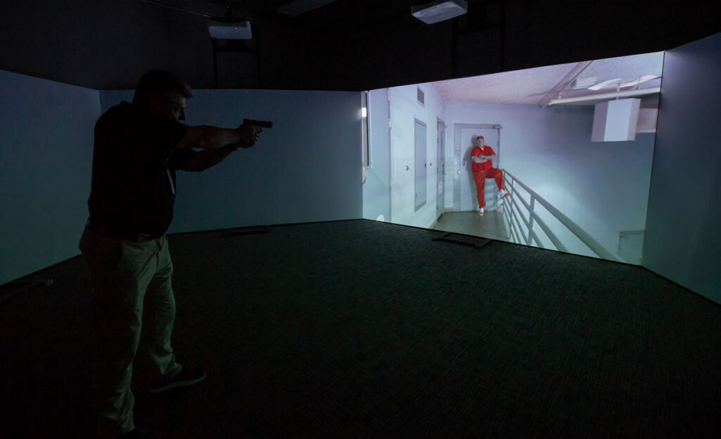Firearm training simulator