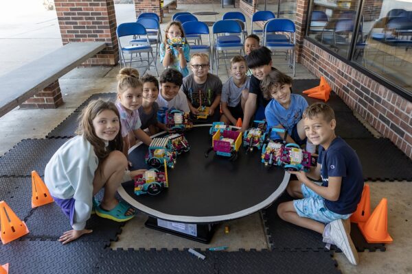 group of kids smiling