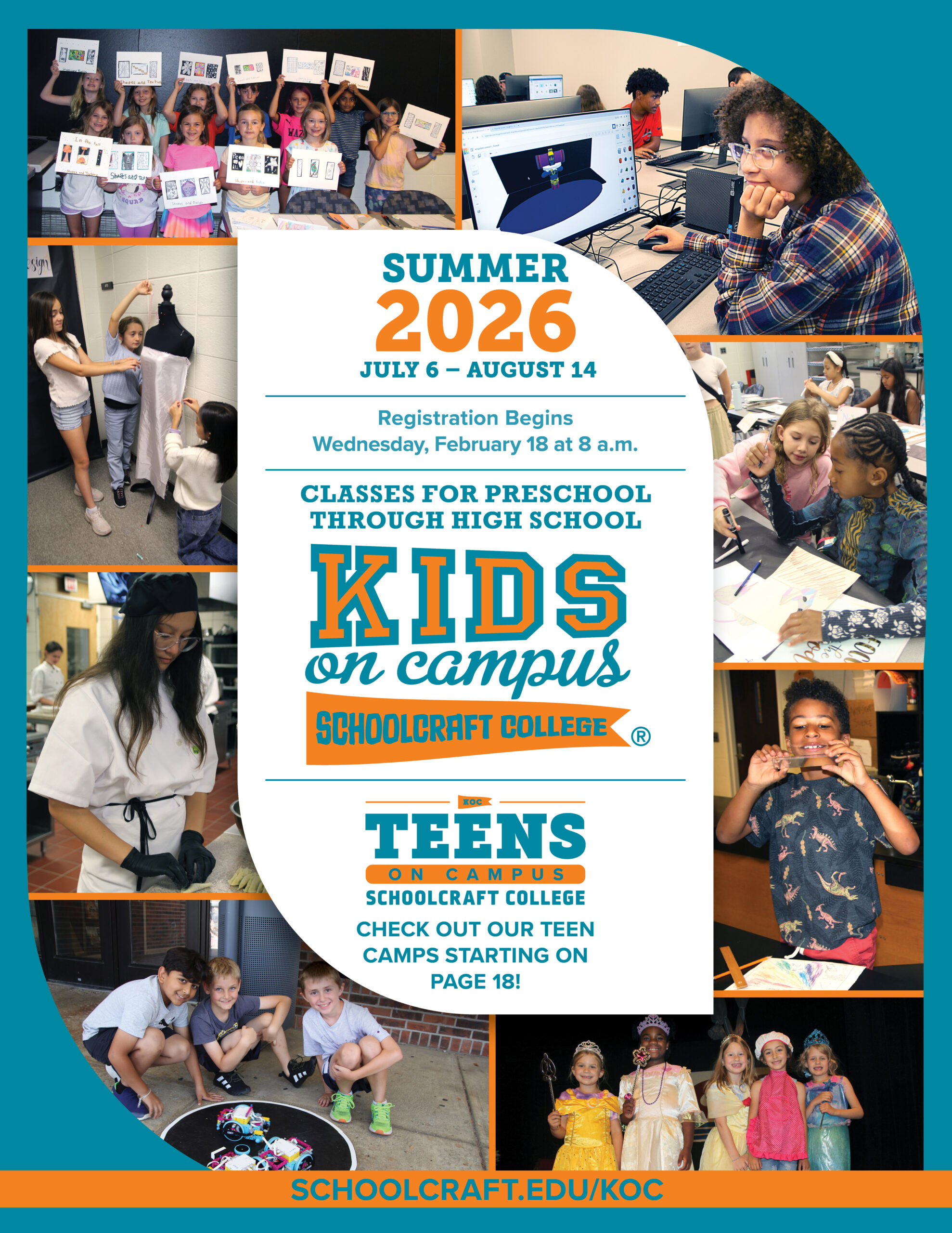 collage of student activity photos