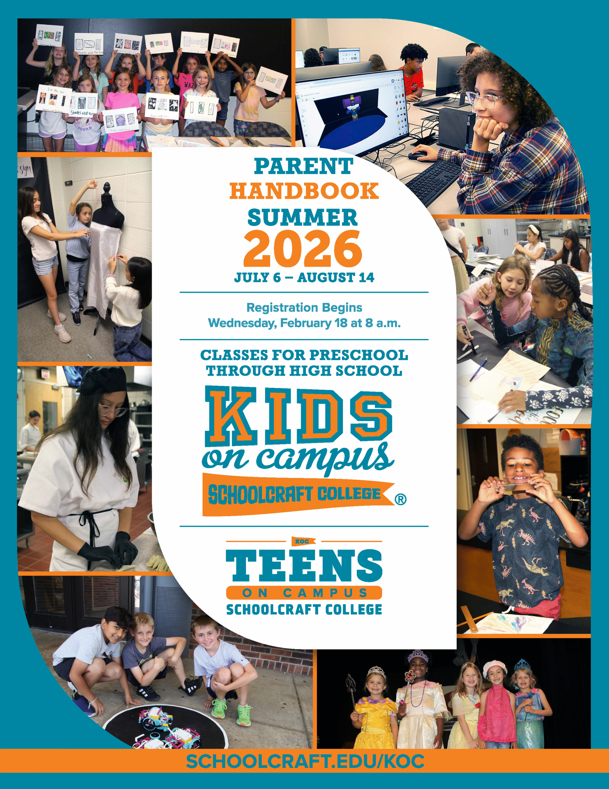 page cover showing collage of kids doing activities