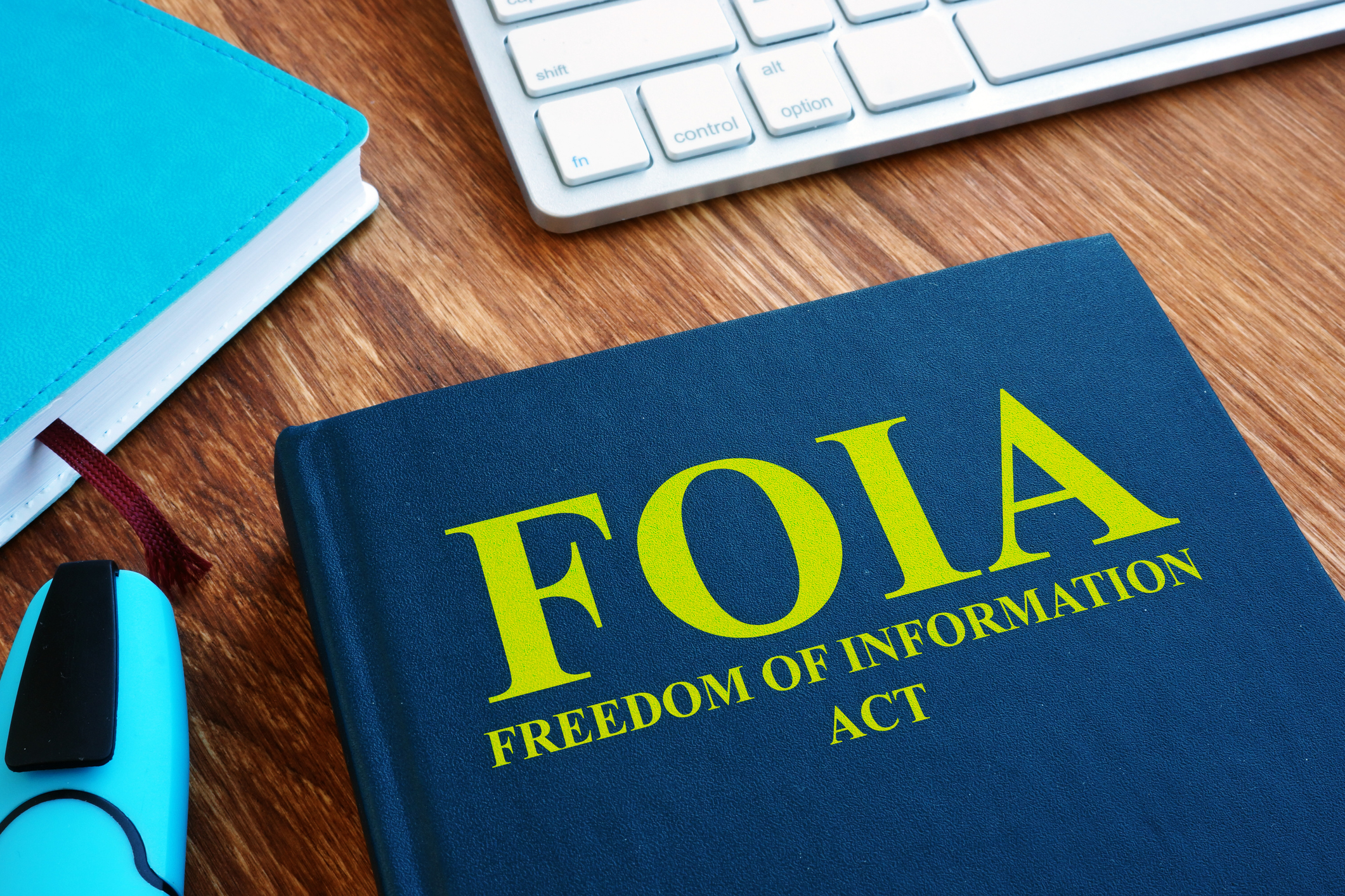 FOIA book on desk