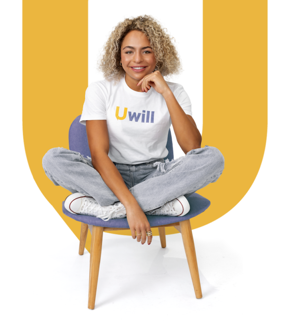 person sitting on a chair