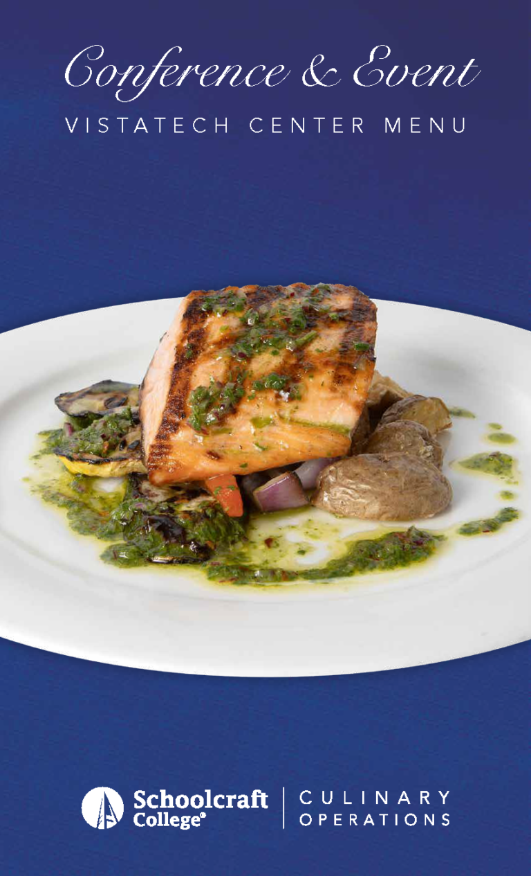 Catering Vistatech Center Schoolcraft College