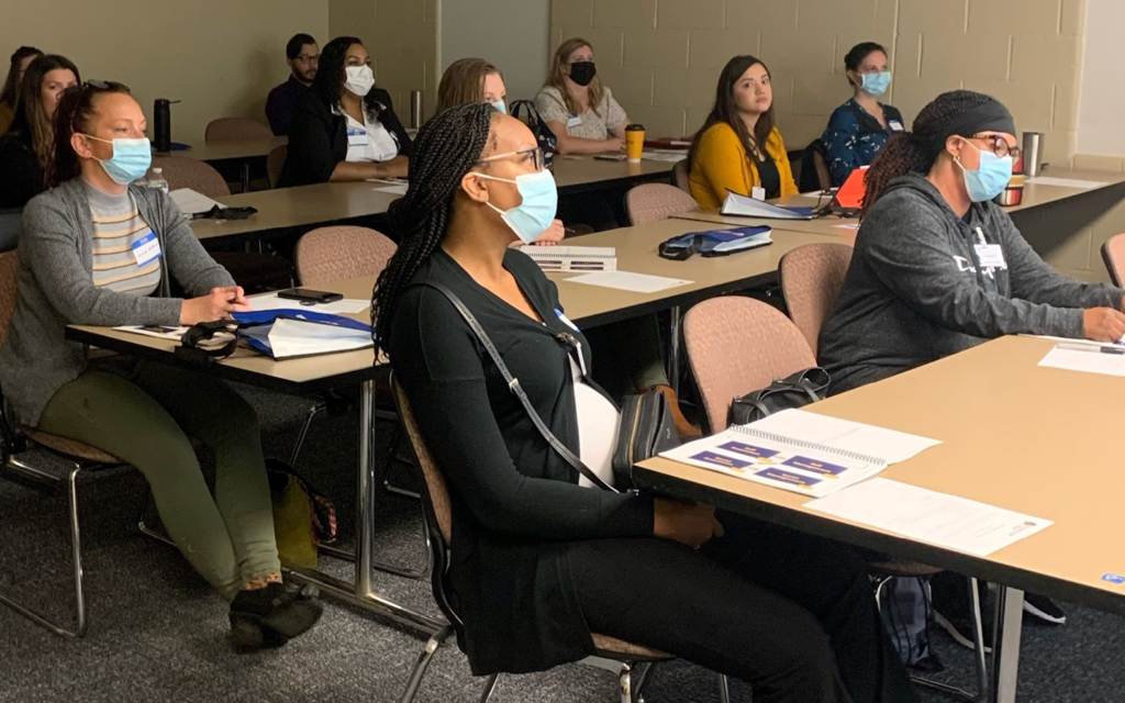 Students attentive in a classroom setting