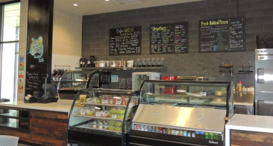 Counter of the Ocelot Cafe