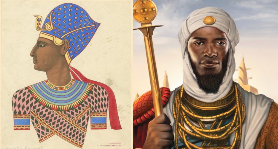 Illustrations of two African Kings
