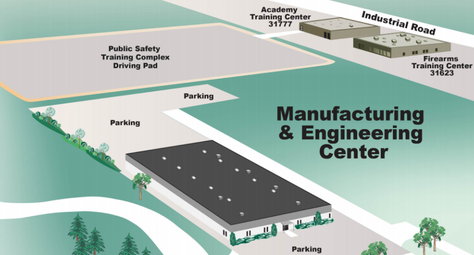 Map of the Manufacturing and Engineering Center