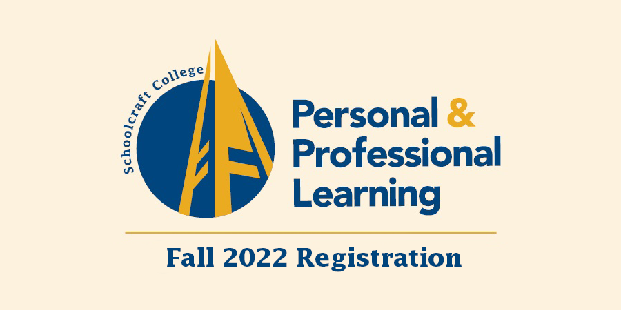 Banner reads: "Personal and Professional Learning, Fall 2022 registration"