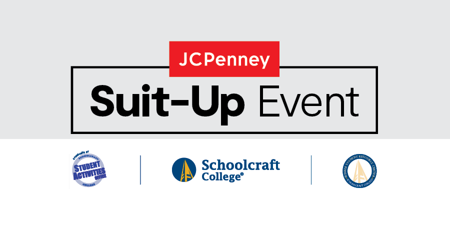 Bannerthat reads "JCPenney suit-up event"