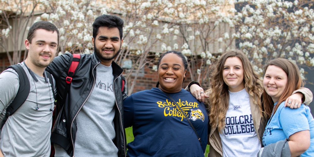 student group photo smiling