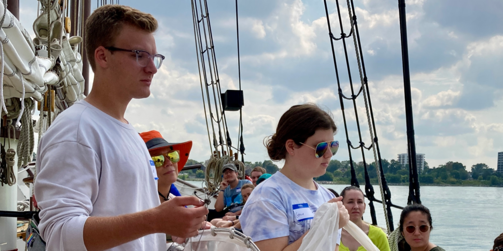 Students get firsthand educational experience on threemasted schooner