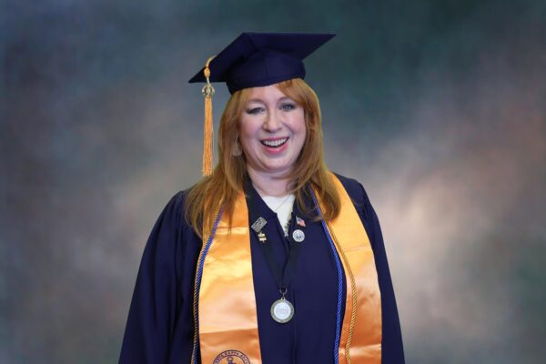 student in regalia