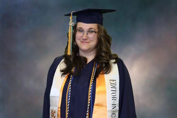 student in regalia