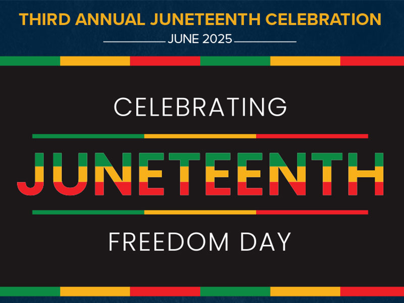 Third Annual Juneteeth Celebration - Thursday June 19th 2025 11am - 1pm Thumbnail