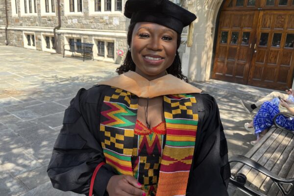Dr. Efua Crentsil in regalia
