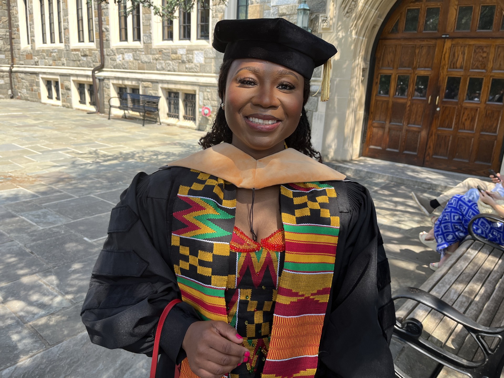 Dr. Efua Crentsil in regalia