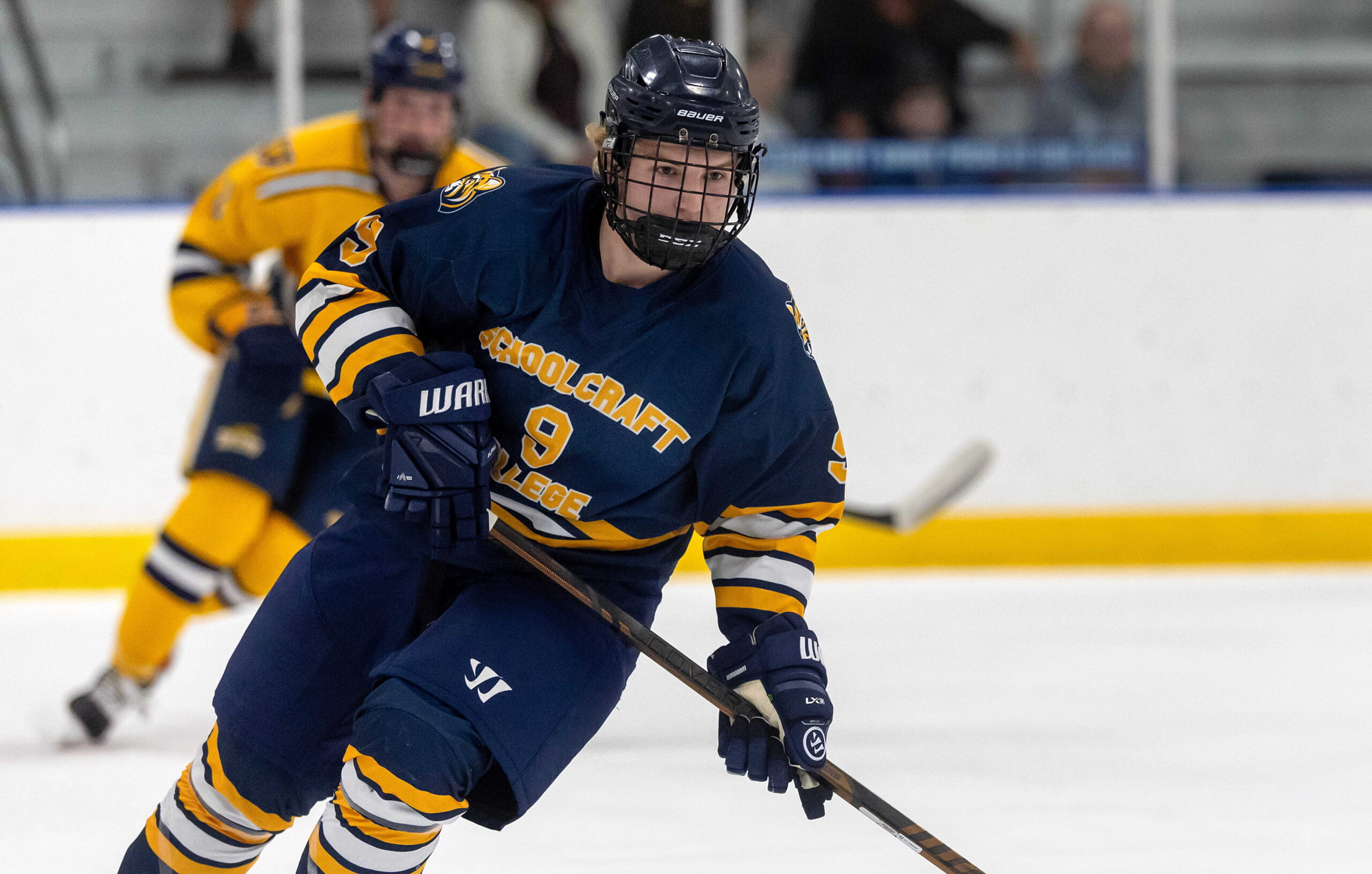 hockey player skating