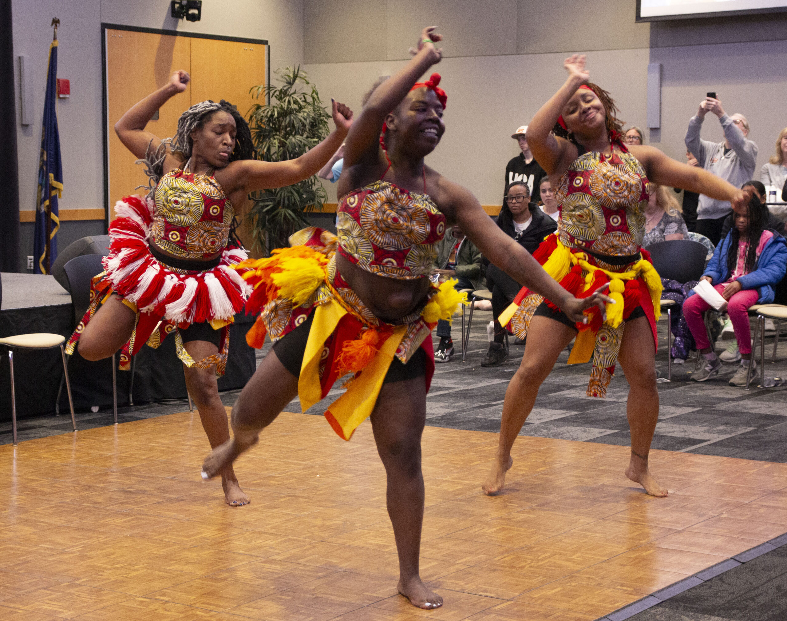 people performing cultural dance