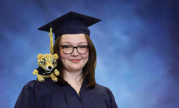 Addison Beatty in regalia