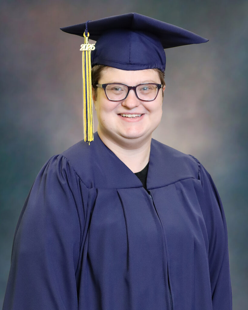 Ashley Willett in regalia