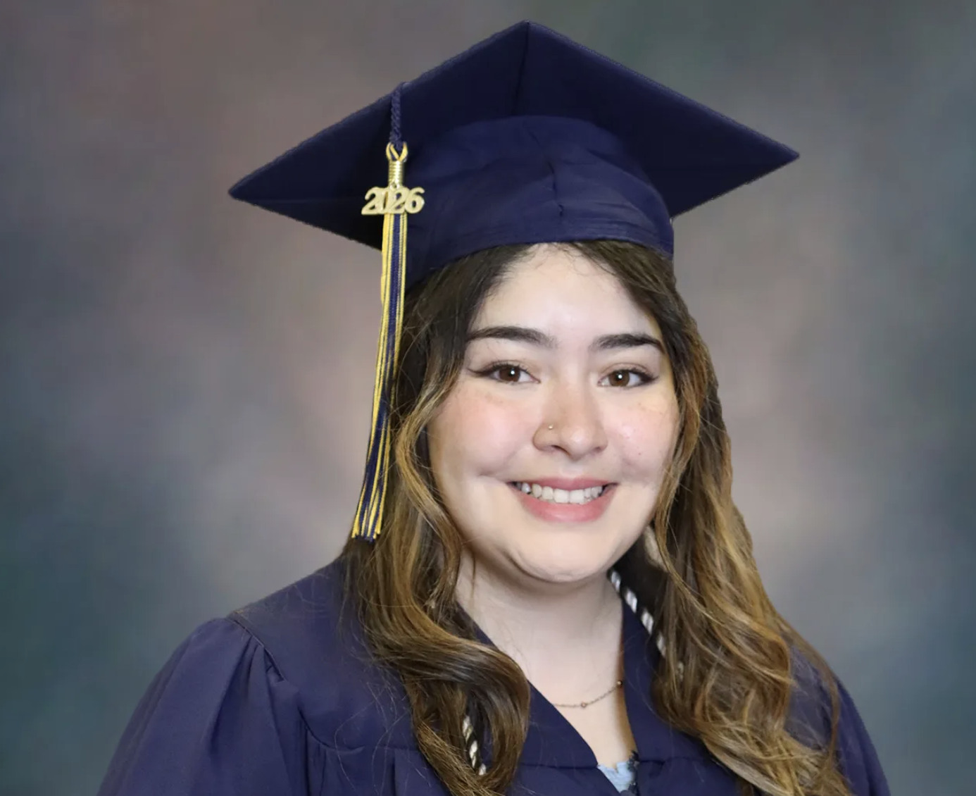 Maria del Pilar Estevez in regalia