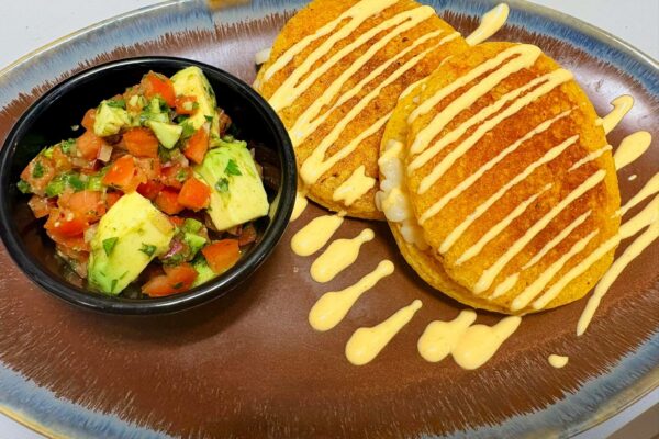 arepas on a plate
