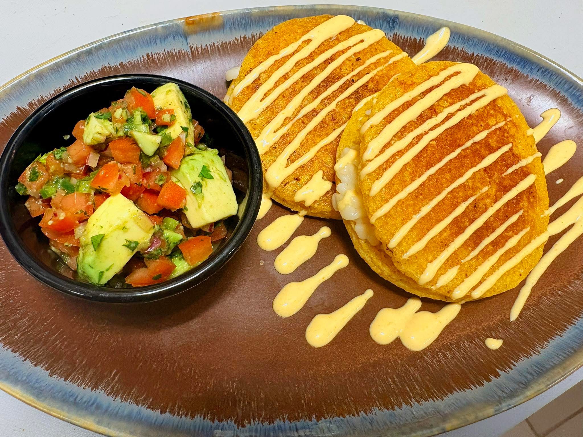 arepas on a plate