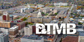 overhead image of Detroit