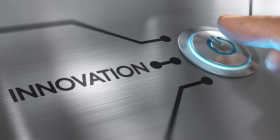 a button labeled innovation