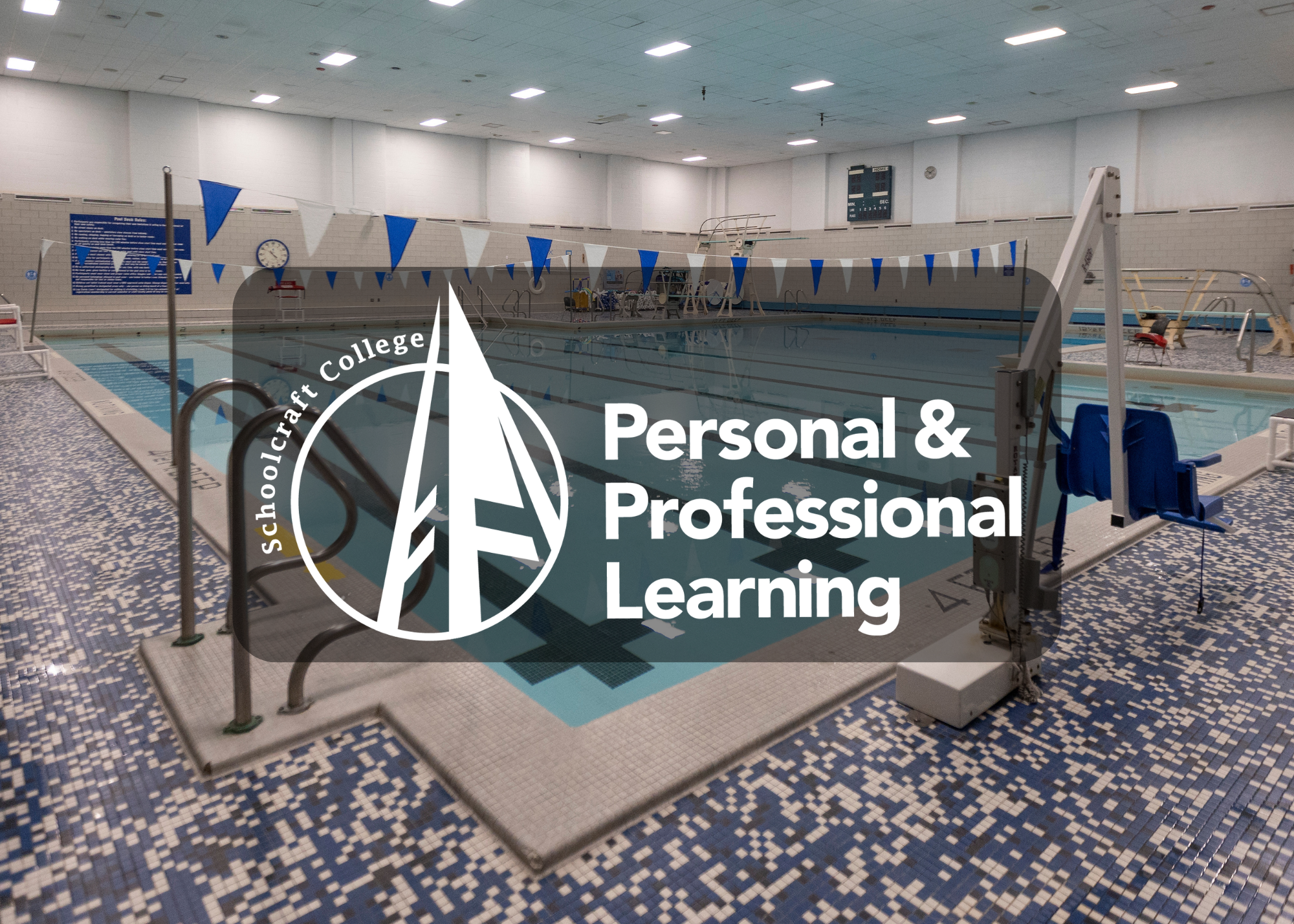 schoolcraft pool with personal and professional logo